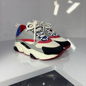 •AUTHENTIC •Dior Women's Sneakers - Red, Blue, Gray, Black